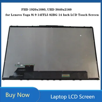 14 Palcový LCD Displej Dotykovej Obrazovky Montáž na Lenovo Yoga 9i 9 14ITL5 82BG FHD 1920x1080 4K UHD 3840x2160