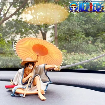 14 cm Jeden Kus Obrázok Drží Dáždnik Luff Sedí držanie tela Top Rozhodujúcej Bitke Anime Pvc Model Akčná Figúrka Deti Hračky
