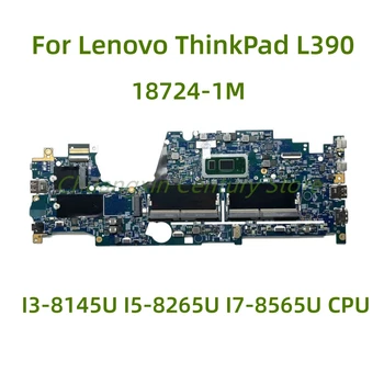 18724-1M pre Notebook Lenovo L390 základná Doska s I3-8145U I5-8265U I7-8565U CPU 100% Test OK Poštovné