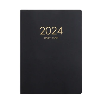 2024 Plán Notebook Kalendár Pribrala Denného Plánu, Notebook Týždenný Notebook Kancelárske Školské Potreby
