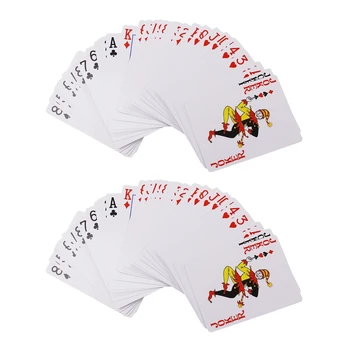2X Tajné Označené Poker Karty Vidieť Cez Hracie Karty, Magické Hračky Poker Magické Triky