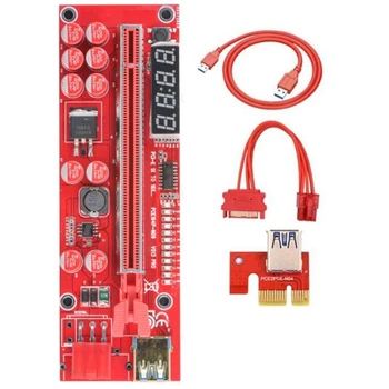 3 Sady PCIE Grafická Karta Predlžovací Kábel V013PRO Rozširujúca Doska PCI-E Kábel Adaptéra Pre Video Karty GPU Bitcoin Baník
