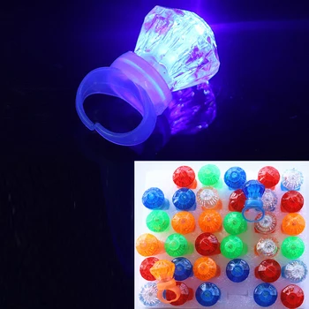 5 ks LED Prst Osvetlenie Crystal Diamant Žiaril Oslniť Color Laser Emituje Strany Cosplay Narodeniny, Svadba, Vianoce navidad
