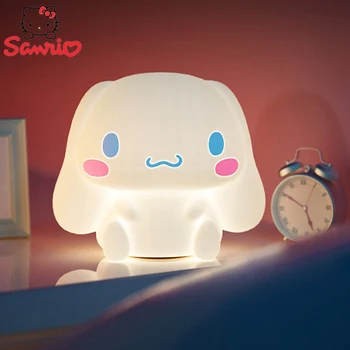 Anime Sanrio Cartoon Stolná Lampa Cinnmoroll Nočné Svetlo Spálňa Silikónové Spánku Svetlo Ochrana Očí Mäkké Svetlo Tabuľka Svetlo Dary
