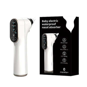 Baby Nose Bulík Elektrické Nosovej Aspirator s LED Displej Nabíjateľné a Prenosné Booger Bulík pre Novorodencov