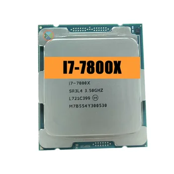 Core I7-7800X CPU 14 nm 6-Jadrá 12-Vlákna 3.5 GHz 8.25 MB TDP 140W I7 7800X Procesor LGA2066 Doprava Zadarmo