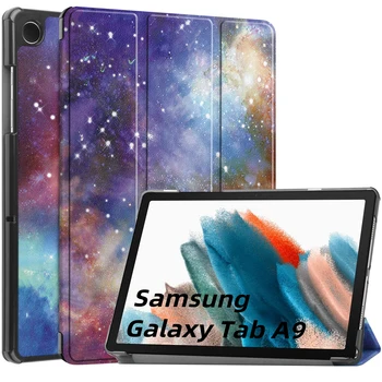 Funda Pre Samsung Galaxy Tab A9 Prípade 8.7 palcový Roztomilý Maľované Násobne Kožený Kryt Pre Coque Galaxy Tab A9 8.7 SM X110 X115 Prípade Deti