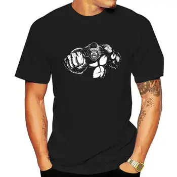 Gorila T-Shirt Telocvični Cvičenie Budovanie Svalovej Hmoty Boj Boxerské Tee Mužov Tričko 2022 Leto, 100% Bavlna Bežné Krátke Sleeve Tee Topy