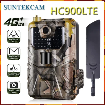 HC900LTE 4G Poľovnícky Chodník Fotoaparát 20MP 1080P Foto Pasce 0.3 S MMS/SMS/SMTP/FTP Voľne žijúcich živočíchov Dohľadu Chodníky Kamery 44LED IP65