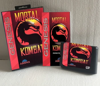 Hot Predaj Mortal Kombat S NAMI Krabica A Príručky Knihy 16Bit MD Hra Karty Pre Sega MegaDrive Genesis Konzoly
