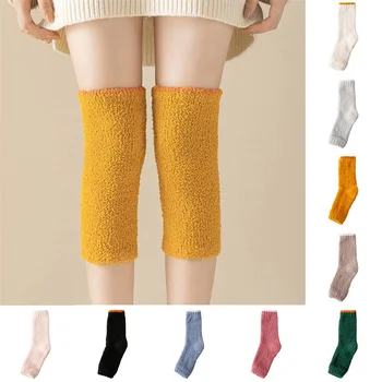 Jednofarebné Ženy Udržať Teplo V Zime Koleno Ponožky Elastické Dojčiace Ženy Nové Ponožky Ženy Pohodlné Roztomilý Podkolienky