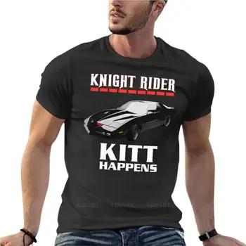 Knight Rider Kitt sa Stane, Nadrozmerné T Vtipné Tričko pánske Oblečenie 100% Bavlna Streetwear Veľké Veľkosti Topy Čaj