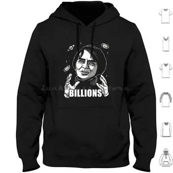 Miliardy-Carl-Sagan s Kapucňou, bavlna s Dlhým Rukávom Vesmíru Carl Sagan