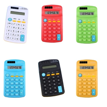 Mini Kalkulačka 8 číslic s Veľkým LCD Displejom Citlivé Tlačidlo Napájania Štandardné Funkcie Office Home Školy Dropship