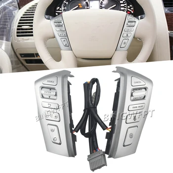 Multifunkčný Volant Tlačidlo Prepínač Pre Nissan PATROL Y62 2012-2018 Telefón Objem Bluetooth Tempomat Tlačidlo