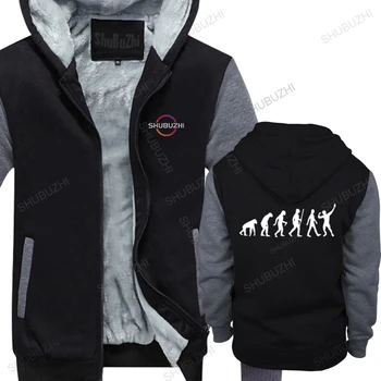Muži teplá bunda módnej značky hrubé hoody black nový Vývoj ZyzzAUN Módne Unisex zimné Muž fleece mikina s kapucňou na zips
