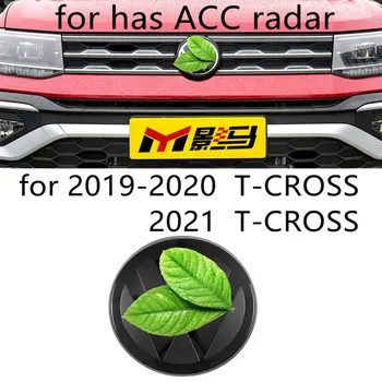 Nemá vplyv radar ACC funkcia beží ploché Zadné a Predné auto logo vhodné pre 2019 2020 2021 T-CROSS