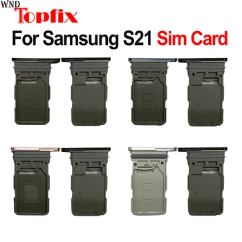 Nový Samsung S21 zásuvka na Kartu SIM Držiak Slot Karty Adaptéra Zásobník pre Samsung Galaxy S21 SIM Kartu Výmena