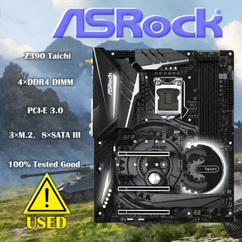 Používa ASRock Z390 TaiChi Pôvodnej Ploche 1151 Doske Z390 Zásuvky LGA1151 DDR4 SATA3 USB3.0 M. 2