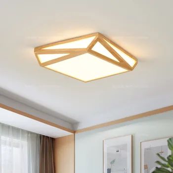 Skutočné Drevené Stropné Svietidlá Nový Moderný Dizajn, LED Svietidlá Pre Obývacej izby, Spálne, Balkóna Chodby, Kuchyne, Interiérové Svietidlá