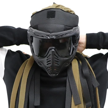 Taktické Maska SQB Mäkké Bullet Zbraň, Ochranná Maska Vonkajšie Skutočné Osoby, CS Armády Ventilátor Zariadenia Taktická Výstroj