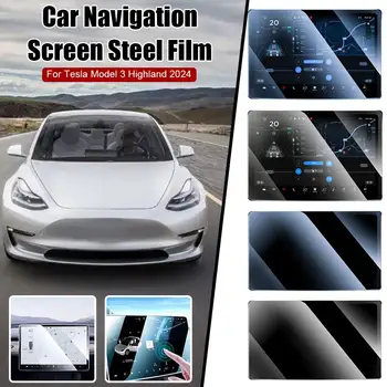 Tvrdené Sklo Screen Protector Pre Tesla Model Y 3 Auto stredovej Konzoly Anti Glare HD Filmu Ochrany Protect Príslušenstvo