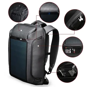 Výrobca veľkoobchod školy bagpack motocykel batoh nepremokavé mužov solárne usb power pack notebook batoh taška