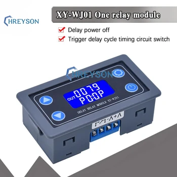 XY-WJ01 Jeden spôsob, ako relé modul oneskorené vypnutie / odpojenie aktivácii oneskorené cyklus načasovanie obvod spínač
