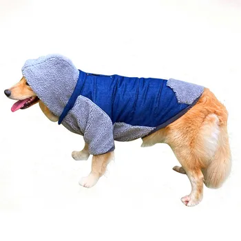 Zimné Oblečenie Pre Psy, Reverzibilné Zahustiť Psa Coats Pre Malé A Stredne Veľké Psy Super Mäkké Koberčeky Zimné Pet Fleece Bunda