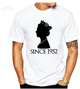 2022 Kráľovná Alžbeta II Vytlačené Biele Krátky Rukáv T Shirt Pánske Dámske Ročník Populárnej Jej Veličenstvo Tee Košele Bežné Streetwear