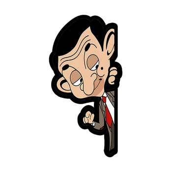 Osobnosti Mr. Bean Nahliadnuť auto samolepky legrační karikatúra nepremokavé odtlačkový auto dodávky tvorivé JDM dekorácie