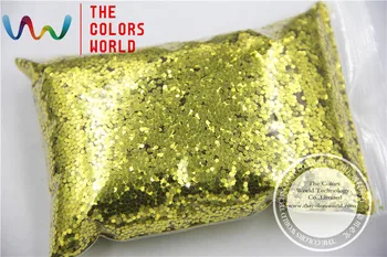 TCM0203 Dot tvar Bright Gold Posypanie 1.0 MM Farba Kovový Lesk Farby Flitre pre Art a Nail DIY dekorácie